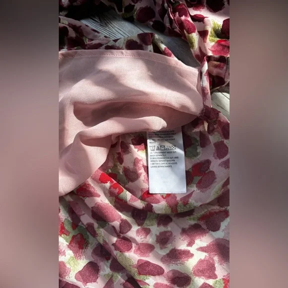 Belle by Kim Gravel Women's Pink Patterned Top - Picture 4 of 10